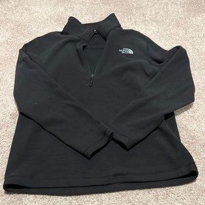 North Face men’s black large quarter zip
